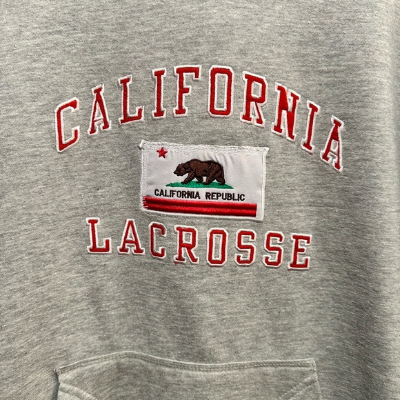 Lacrosse Unlimited California Lacrosse Hooded Sweatshirt/ Hoodie - Size: LG - Picture 2 of 12
